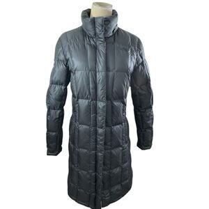 "NORTH FACE" Puffer Goose Down Longer Coat HAGERTY Embroidered on Right Arm